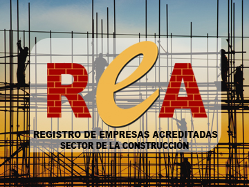 REA: Registro Empresas Acreditadas Sectos Construcción Nº09000058855