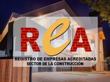 REA: Registro Empresas Acreditadas Sectos Construcción Nº09000058855